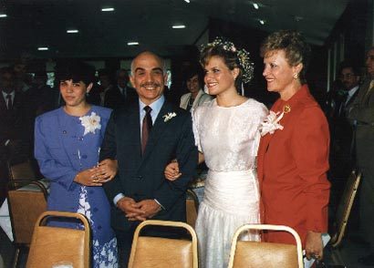 Princess Aisha's graduation in Boston Princess Zein Princess Muna and King